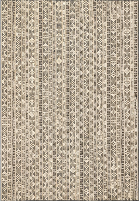 Nuloom Devon Striped Nde1792B Charcoal Area Rug