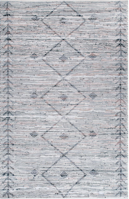 Nuloom Jasonna Leather Tribal Nja2827A Gray Area Rug