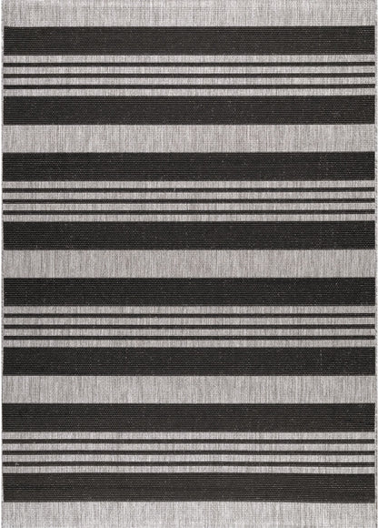 Nuloom Robin Multi Stripe Nro2866B Gray Area Rug