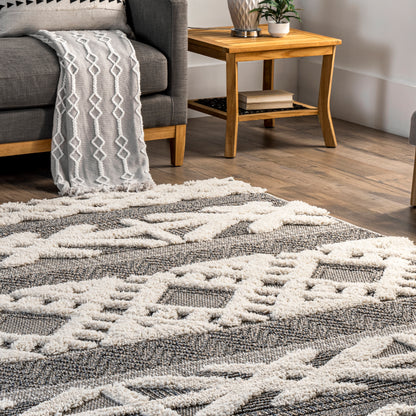 Nuloom Keyla Textured Nke3004A Gray Area Rug