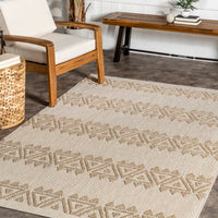 Nuloom Lorri Tribal Nlo2223A Beige Area Rug