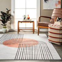 AreaRugs.com Wavaj Nwa1243A Beige Area Rug