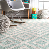 Nuloom Kellee Nke2745A Aqua Area Rug