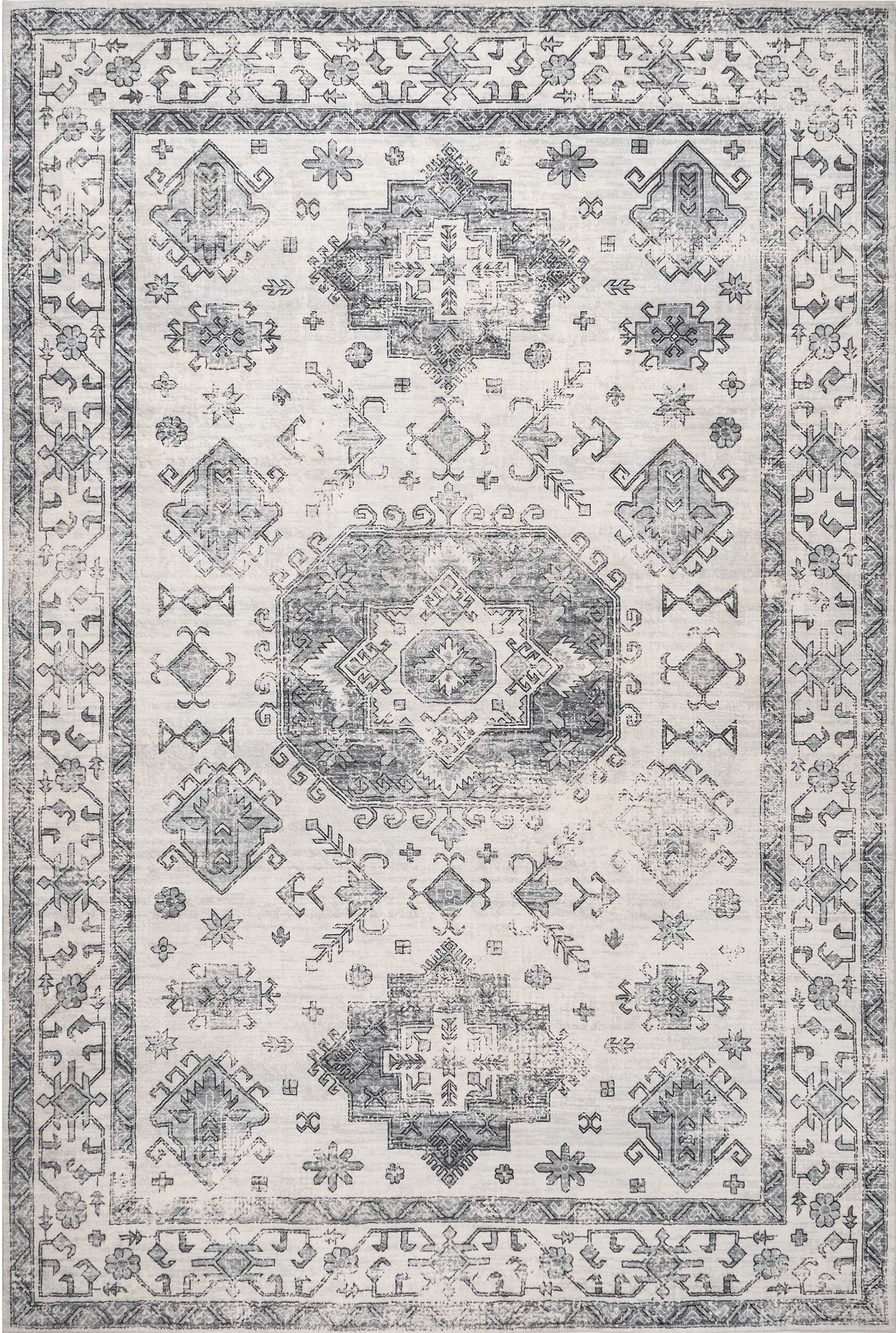 Nuloom Parisa Bordered Npa1988A Gray Area Rug