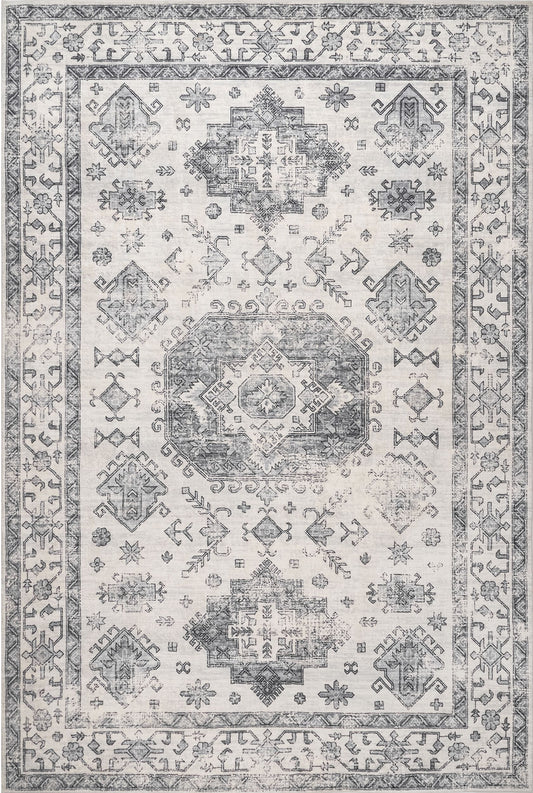 Nuloom Parisa Bordered Npa1988A Gray Area Rug