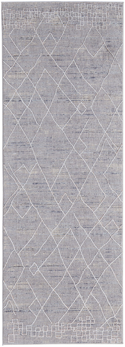 Feizy Francisco 39Fcf Gray Area Rug