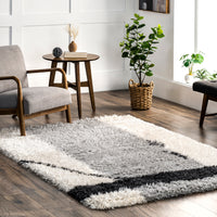 Nuloom Jaelyn Plush And Cozy Nja1864A Gray Area Rug