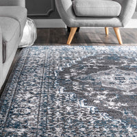 Nuloom Lucille Transitional Nlu2462A Gray Area Rug