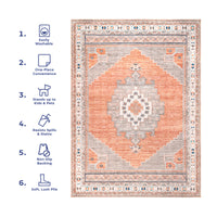 AreaRugs.com Wavaj Nwa1164A Rust Area Rug