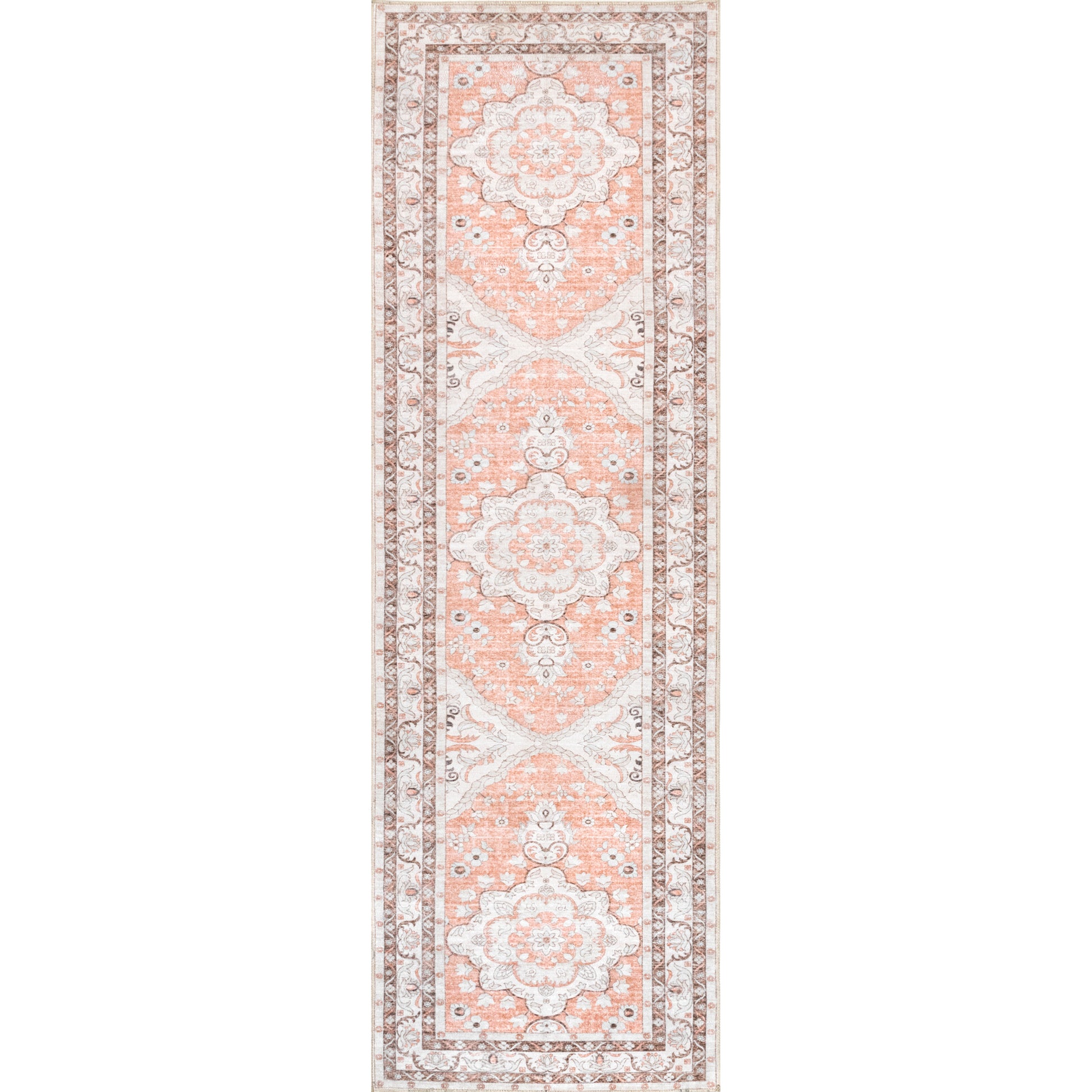 AreaRugs.com Wavaj Nwa1169A Peach Area Rug