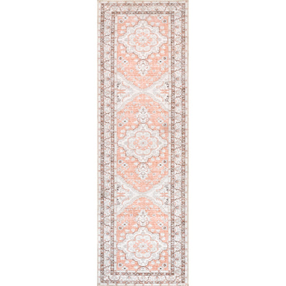 AreaRugs.com Wavaj Nwa1169A Peach Area Rug