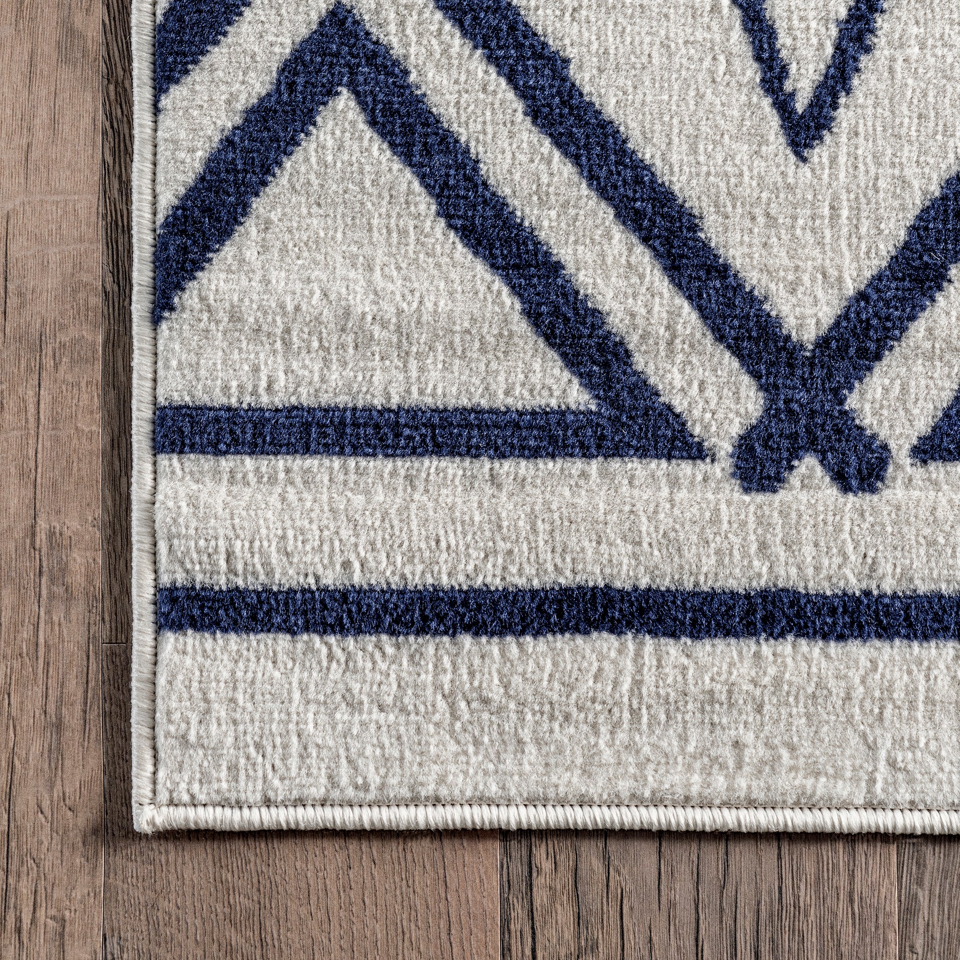 Nuloom Cecilia Tribal Bands Nce1731A Blue Area Rug