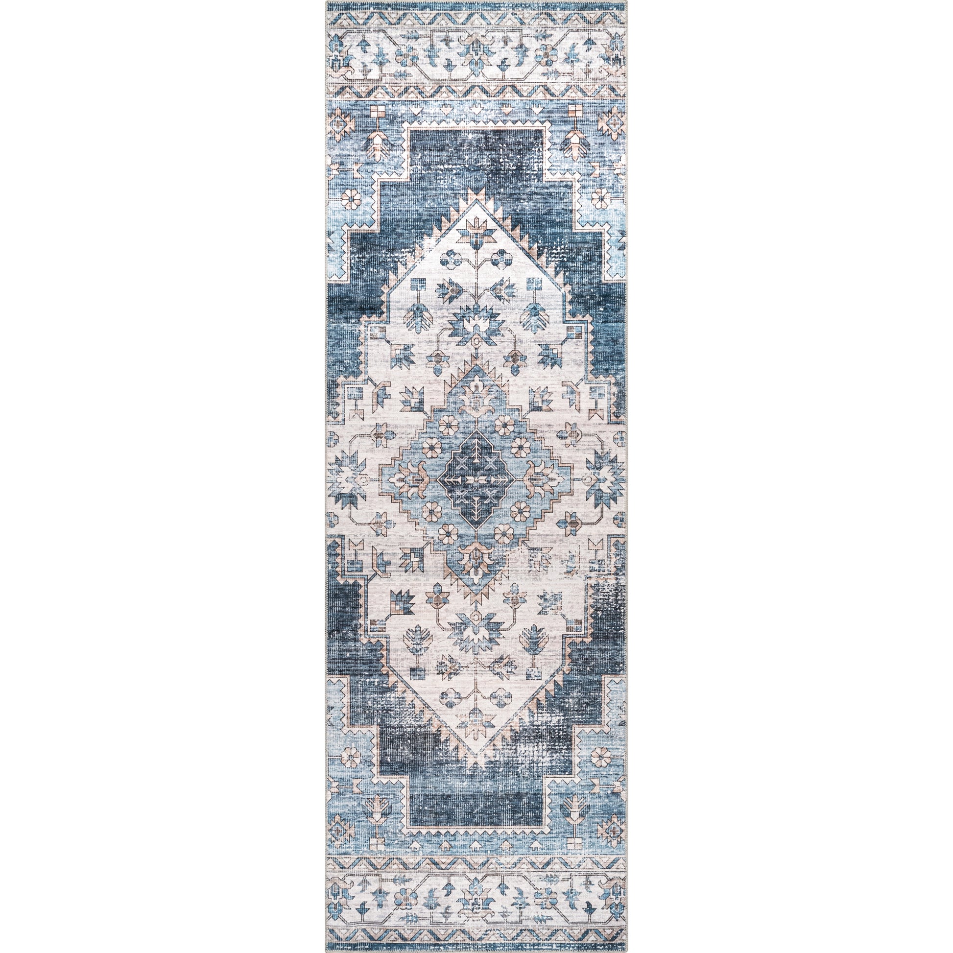 AreaRugs.com Wavaj Nwa1072A Navy Area Rug