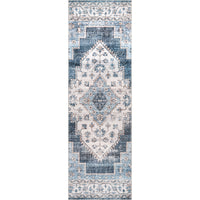 AreaRugs.com Wavaj Nwa1072A Navy Area Rug