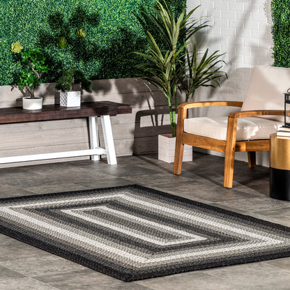 Nuloom Gwyneth Borders Ngw2003D Charcoal Area Rug