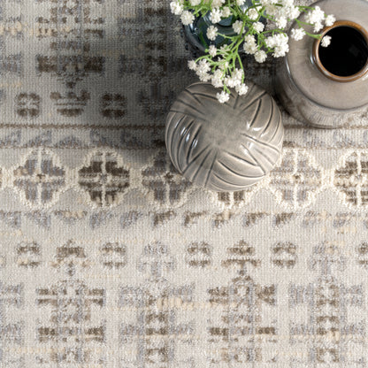 Nuloom Binata Tribal Nbi1855A Beige Area Rug