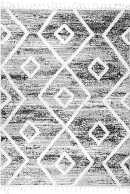 Nuloom Roxie Moroccan Nro2936A Dark Gray Area Rug