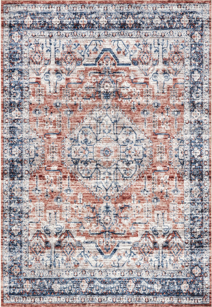 AreaRugs.com Wavaj Nwa1124A Rust Area Rug