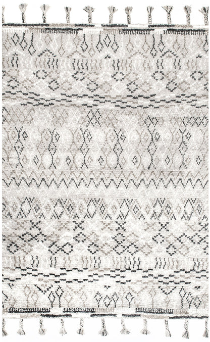 Nuloom Maurade Tribal Tale Nma3553A Gray Area Rug