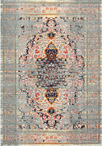 Nuloom Distressed Persian Sarita Ndi2250A Gray Area Rug