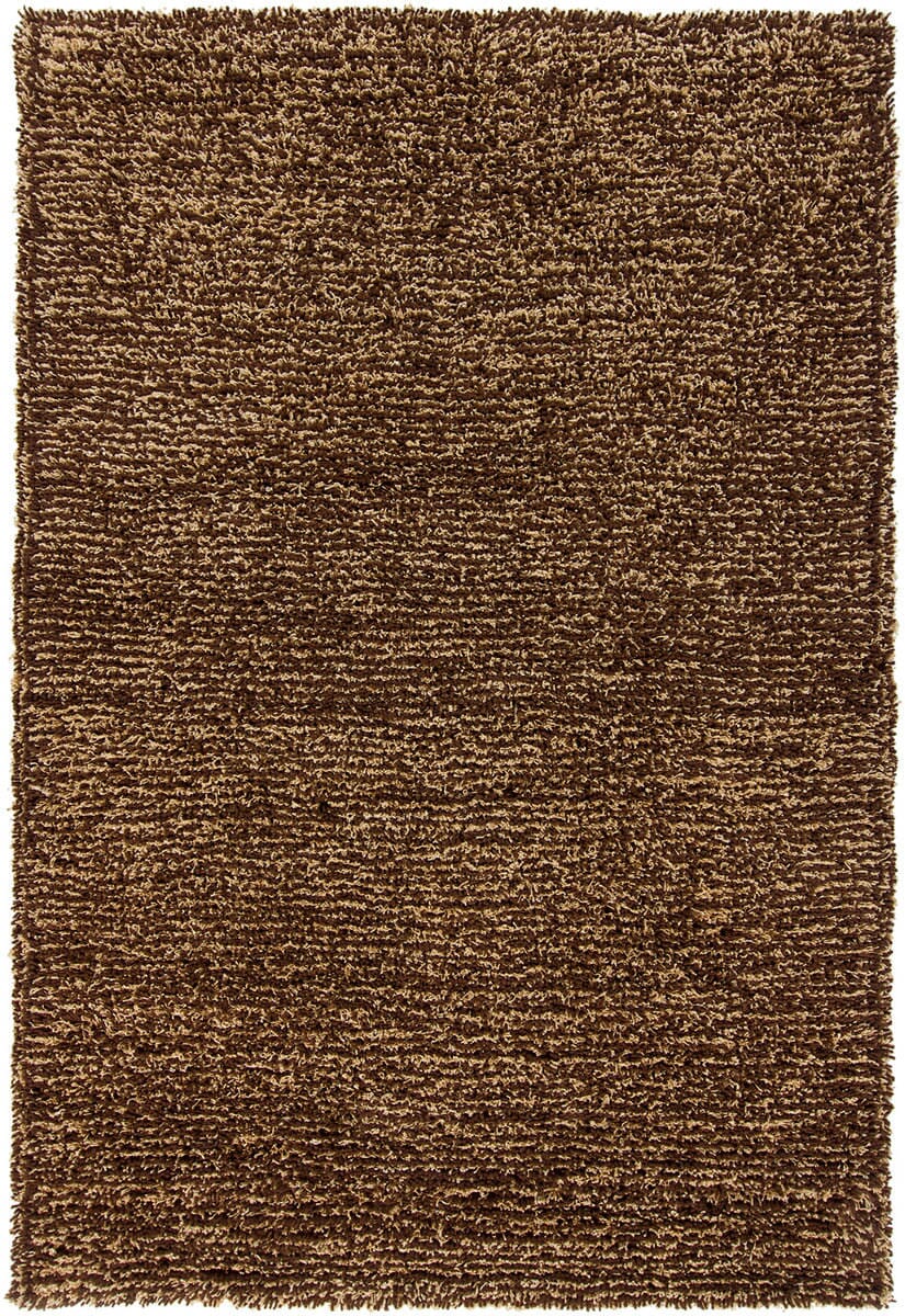 Chandra Uni Uni11001 Beige / Dark Brown Solid Color Area Rug