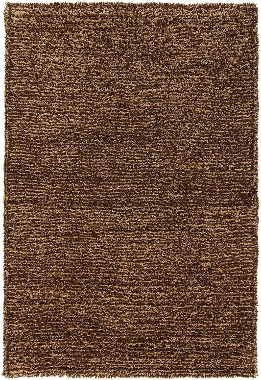 Chandra Uni Uni11001 Beige / Dark Brown Solid Color Area Rug