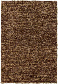 Chandra Uni Uni11001 Beige / Dark Brown Solid Color Area Rug