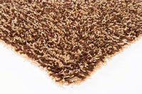 Chandra Uni Uni11001 Beige / Dark Brown Solid Color Area Rug