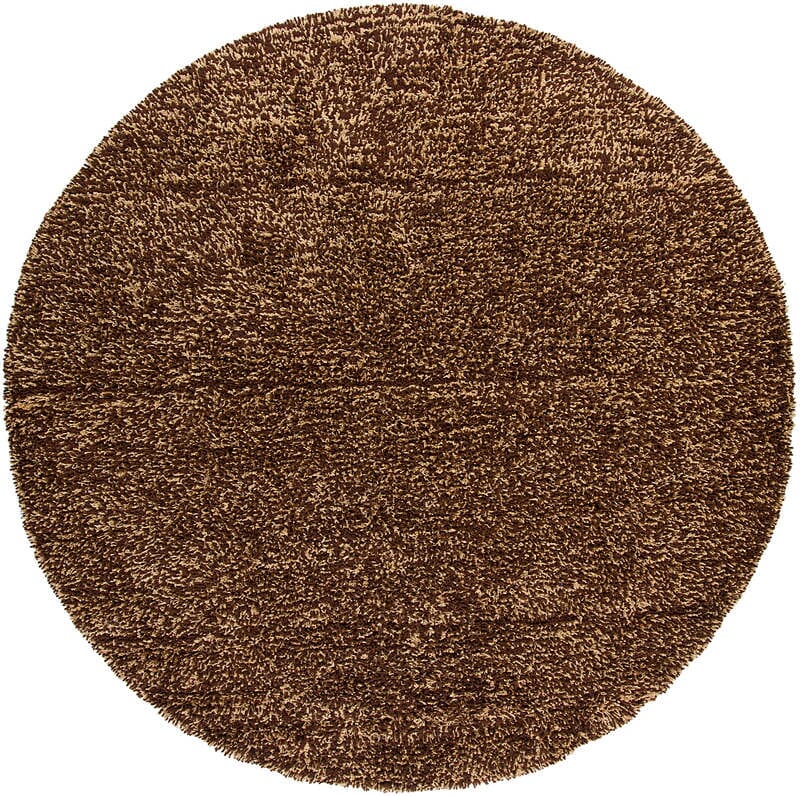 Chandra Uni Uni11001 Beige / Dark Brown Solid Color Area Rug