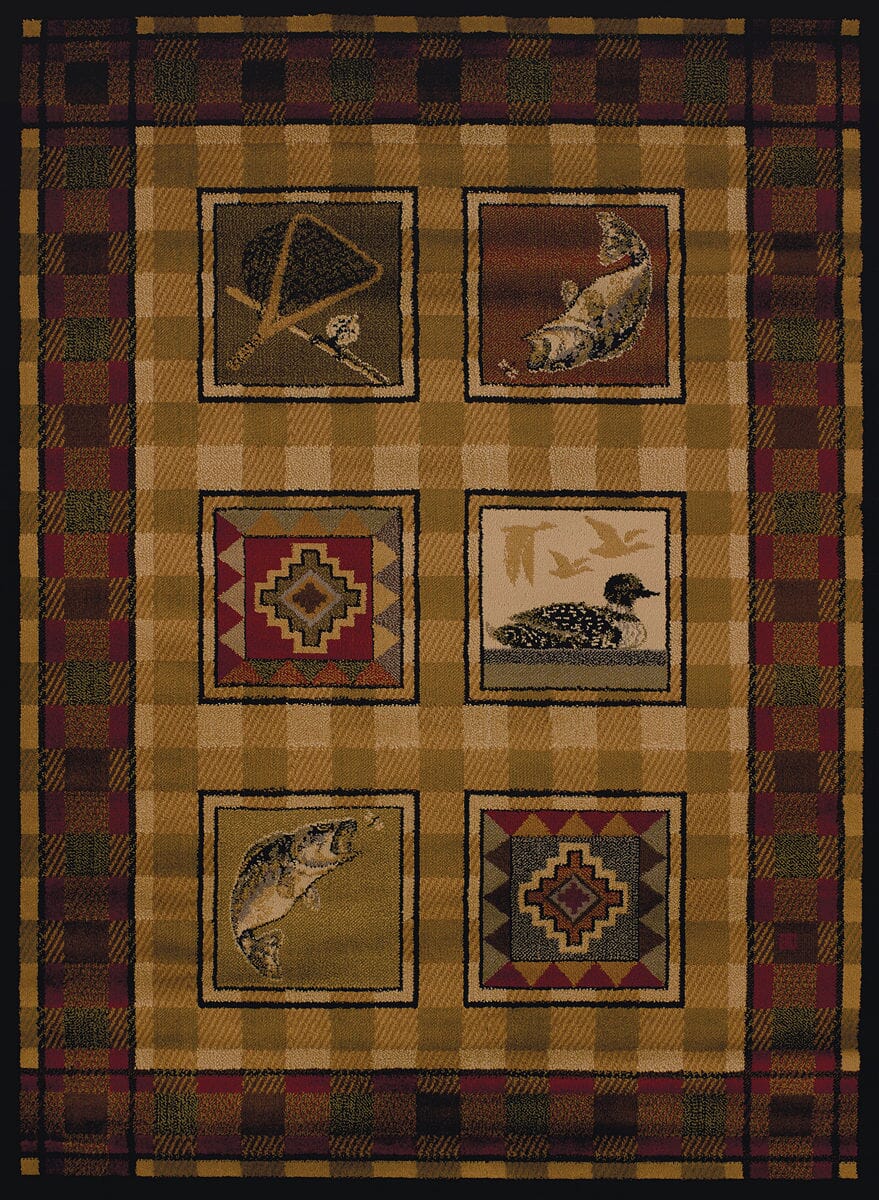 United Weavers Affinity Lodge Stamp Lodge (750-04143) Rugs.