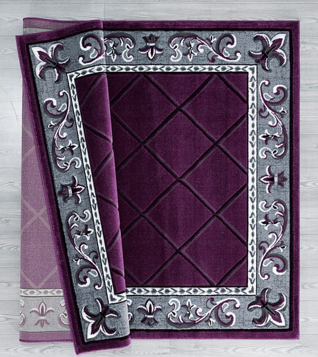 United Weavers Bristol Altamont Plum (2050-10982) Rugs.