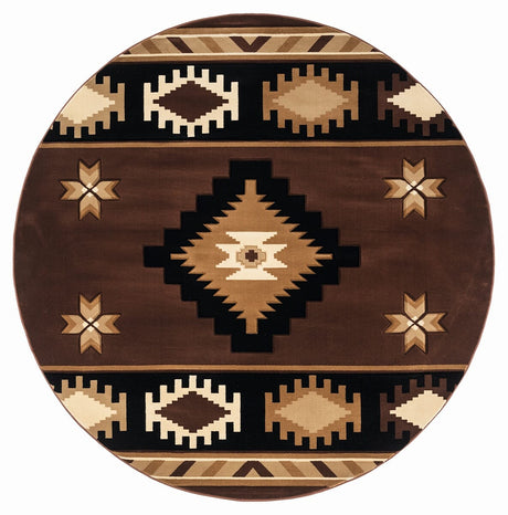 United Weavers Bristol Caliente Brown (2050-10450) Rugs.