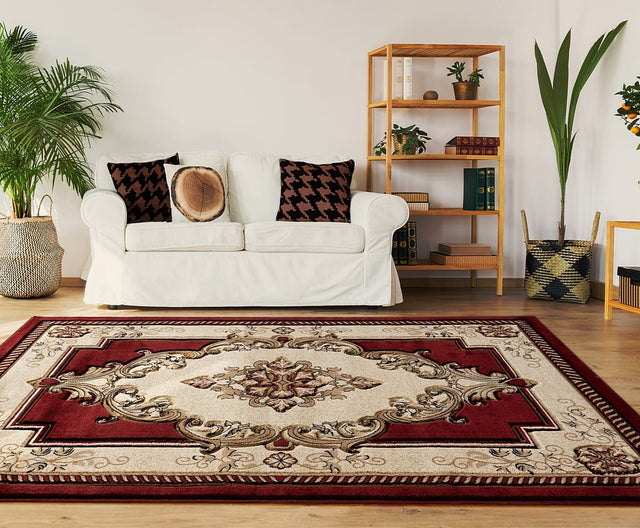 United Weavers Bristol Fallon Burgundy (2050-10534) Rugs.