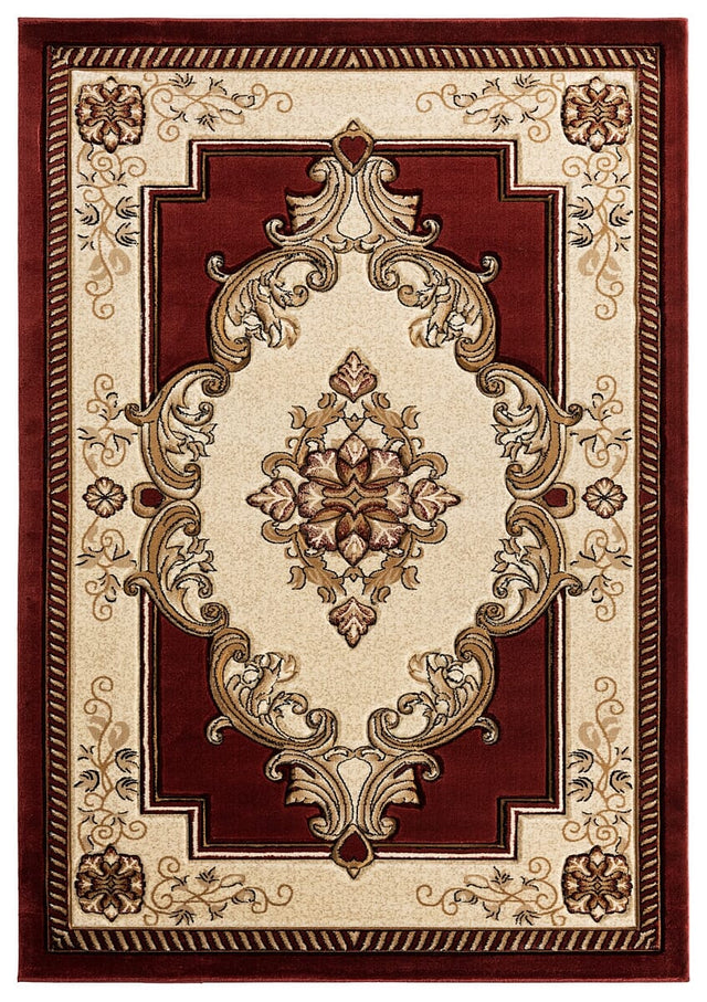 United Weavers Bristol Fallon Burgundy (2050-10534) Rugs.