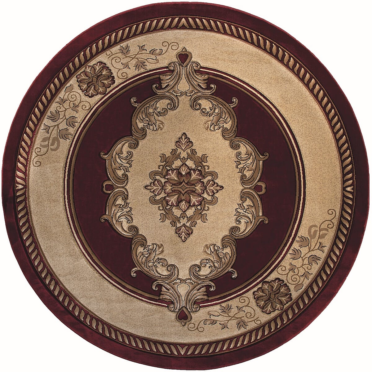United Weavers Bristol Fallon Burgundy (2050-10534) Rugs.