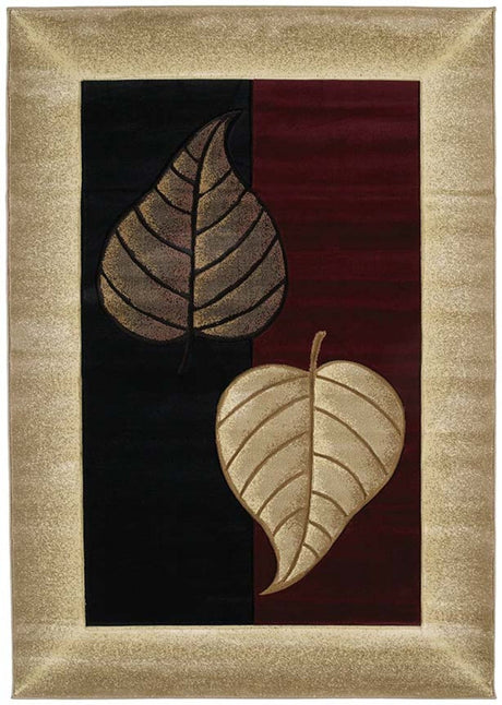 United Weavers Contours Basil Burgundy (510-21834) Rugs.