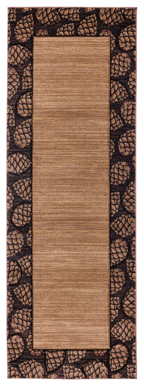 United Weavers Cottage Pine Border Beige (2055-41026) Rugs.