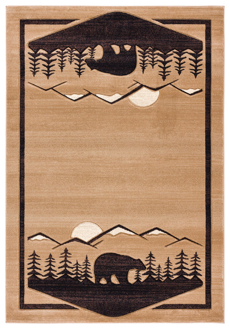 United Weavers Cottage Treetops Beige (2055-41226) Rugs.