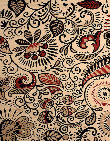 United Weavers Dallas Bandanna Ivory (851-11015) Rugs.