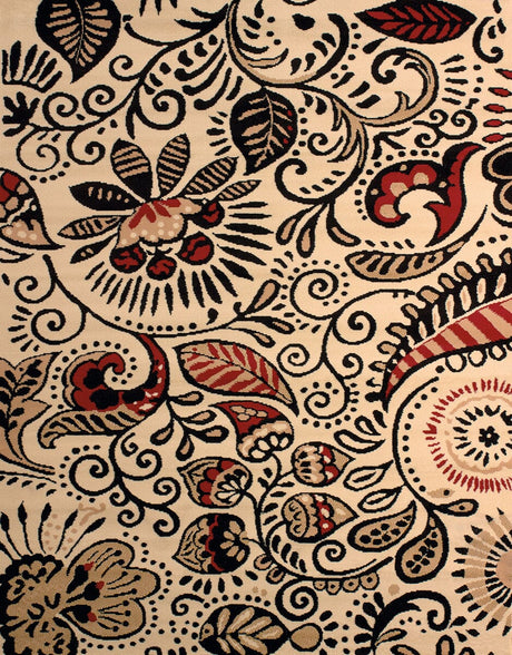 United Weavers Dallas Bandanna Ivory (851-11015) Rugs.