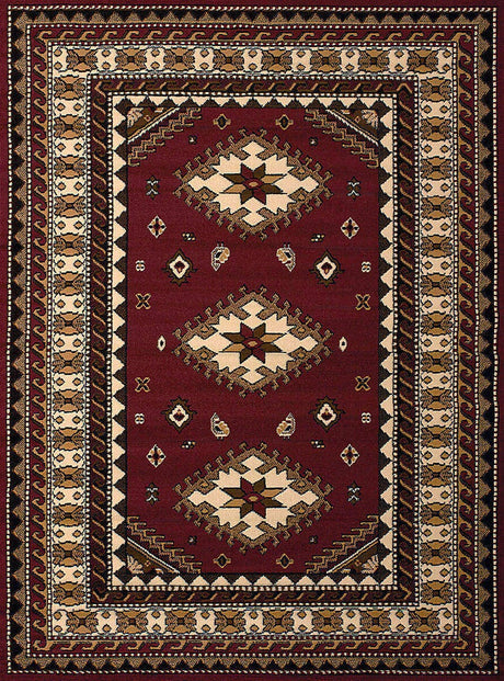 United Weavers Dallas Tres Burgundy (851-10235) Rugs.