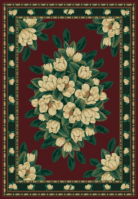 United Weavers Manhattan Magnolia Burgundy (940-37034) Rugs.