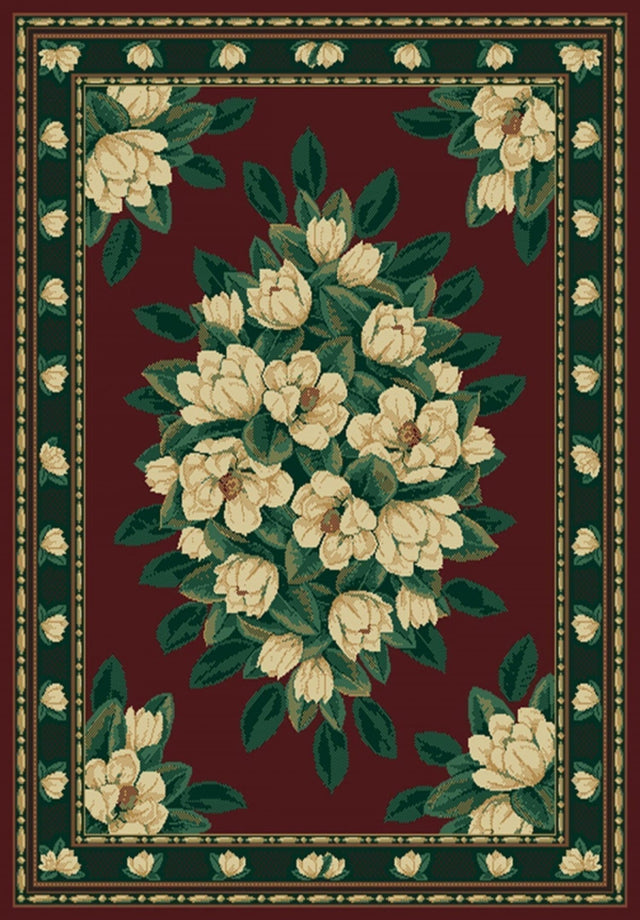 United Weavers Manhattan Magnolia Burgundy (940-37034) Rugs.