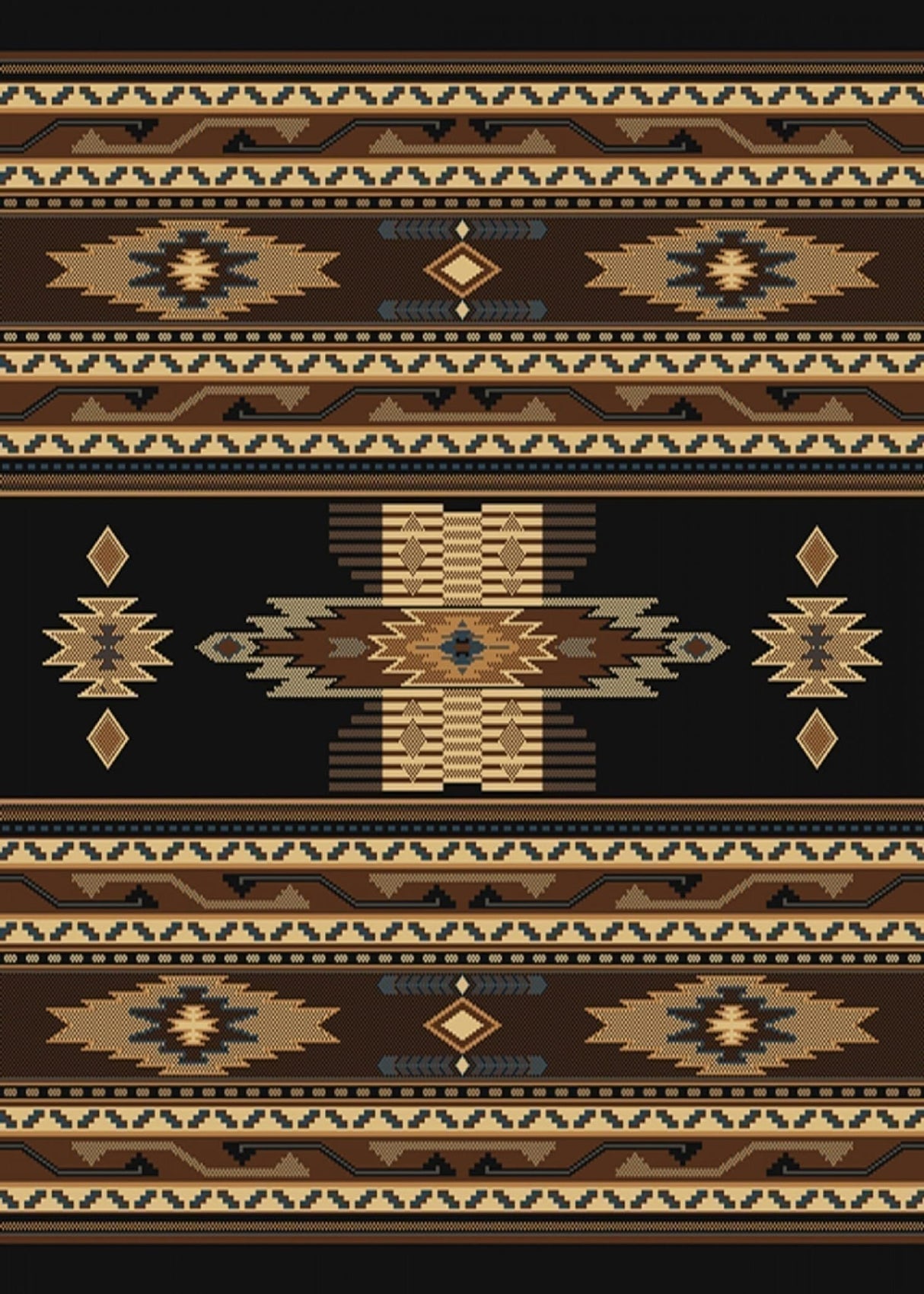 United Weavers Manhattan Phoenix Black (940-36070) Rugs.