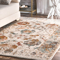 Nuloom Cecil Floral Nce1927A Beige Area Rug