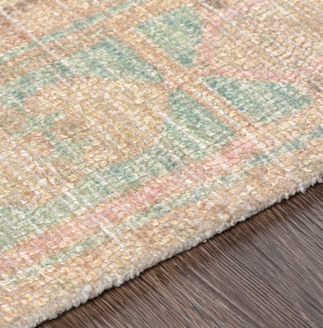 Surya Unique Unq-2305 Bright Pink, Lime, Charcoal, Beige Rugs.