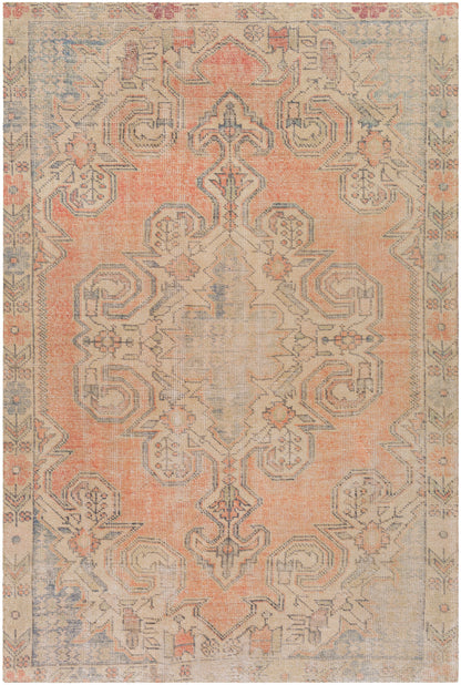 Surya Unique Unq-2307 Peach, Beige, Cream, Lime Area Rug