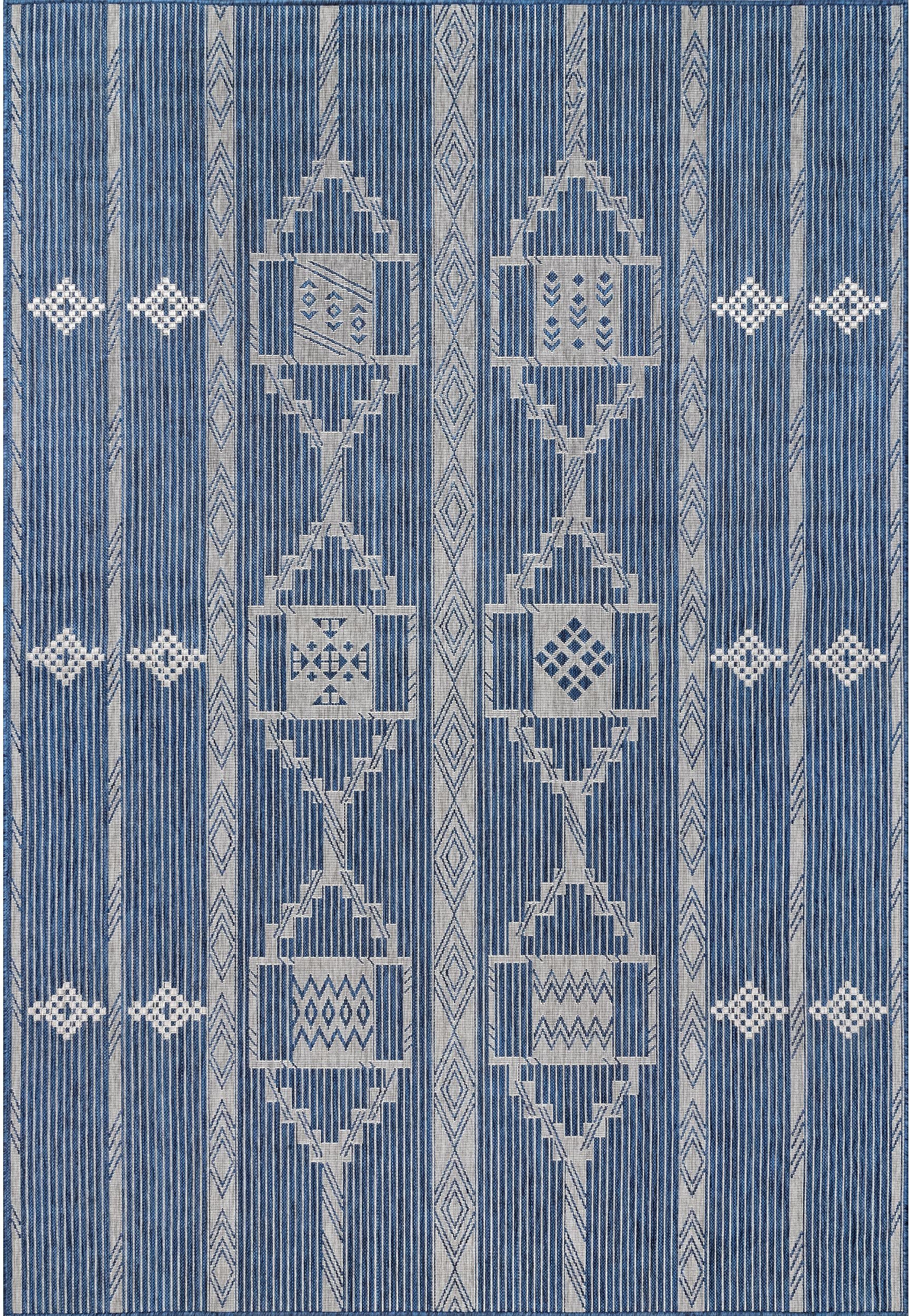 Nuloom Claudia Tribal Ncl1814B Blue Area Rug