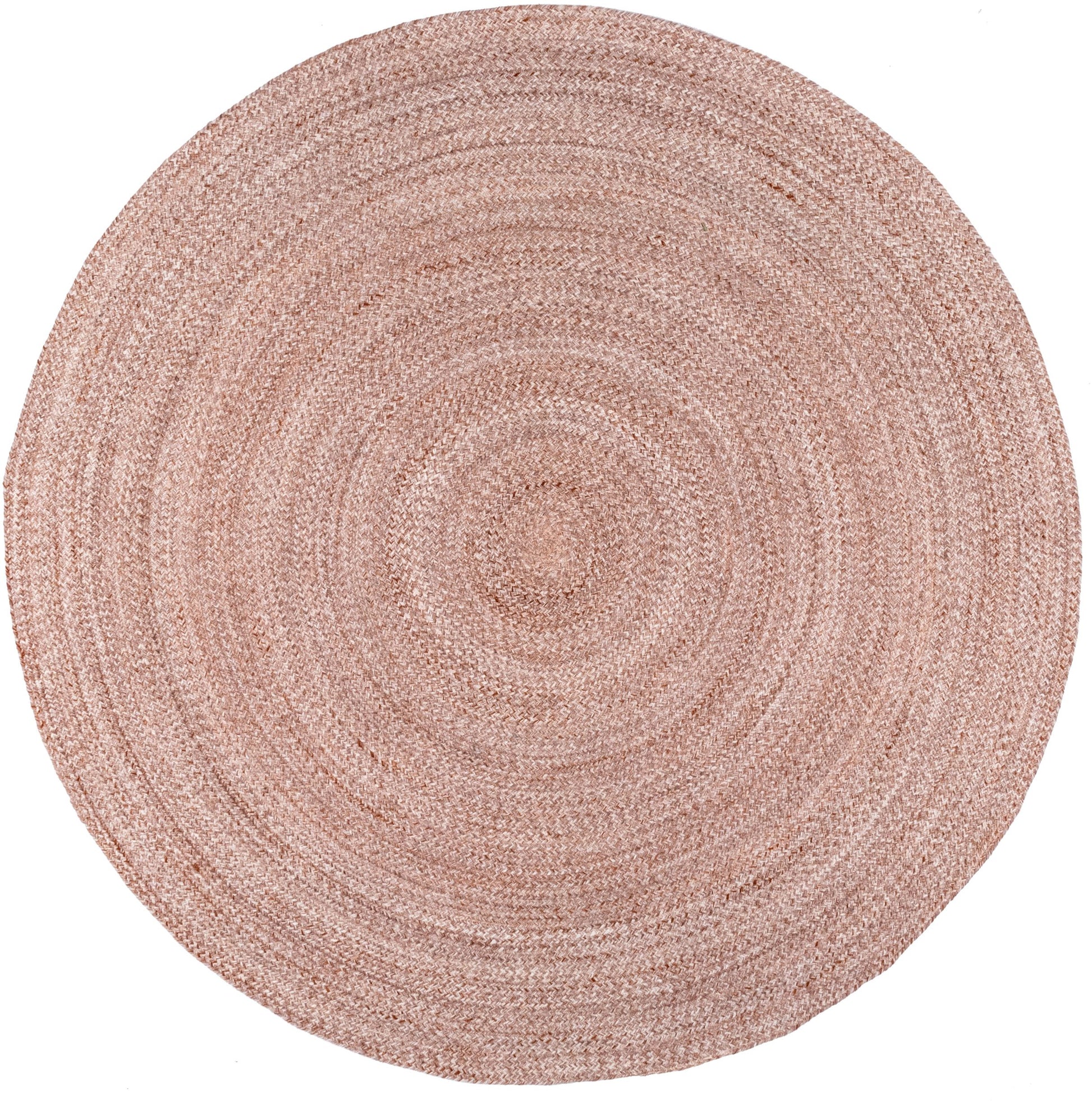 Nuloom Kyla Farmhouse Round Nky2832C Light Pink Area Rug