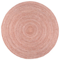 Nuloom Kyla Farmhouse Round Nky2832C Light Pink Area Rug